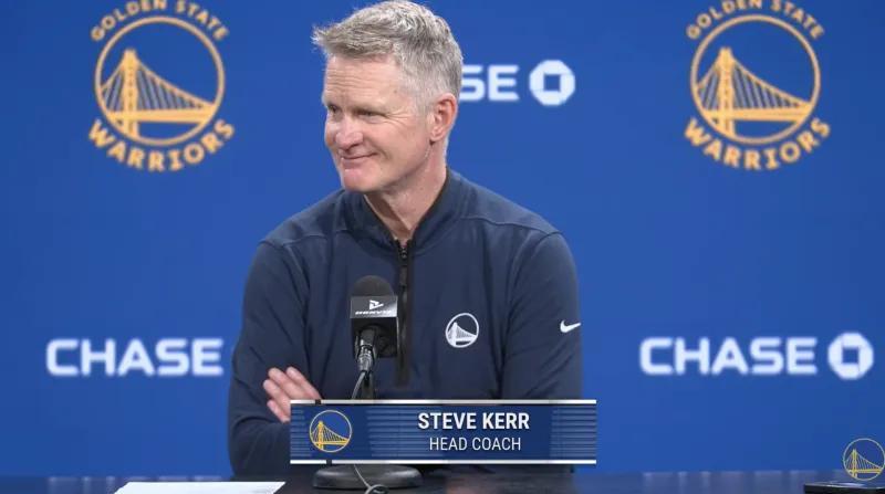 v站体育官方网站-科尔喝醉了？发布会两次力挺格林，胡乱轮换，搁这玩排列组合？